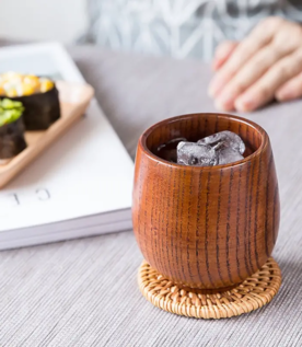 wooden cup