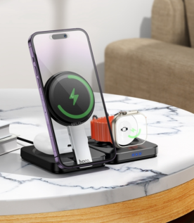 Hoco MagFold 3-in-1 Wireless Charger